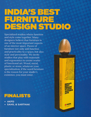 POOL AWARDS INDIA BEST DESIGN STUDIO AWARDS SAHIL SARTHAK FURNITURE CATEGORY